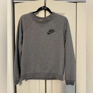 Nike womans Charcoal Crewneck Sweater